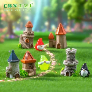 miniature castle model